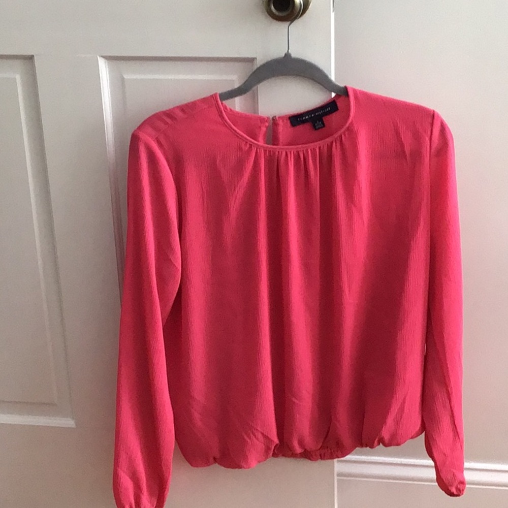 Women's Pink Long Sleeve Top